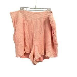 Torrid NEW Striped Smocked Waist Shorts Size 3X